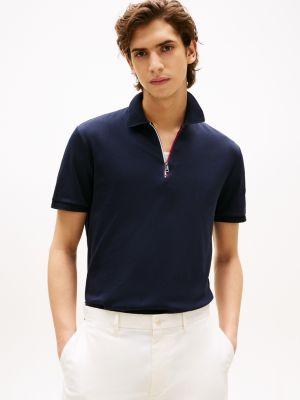 Regular Fit Interlock Zip Polo Product Image