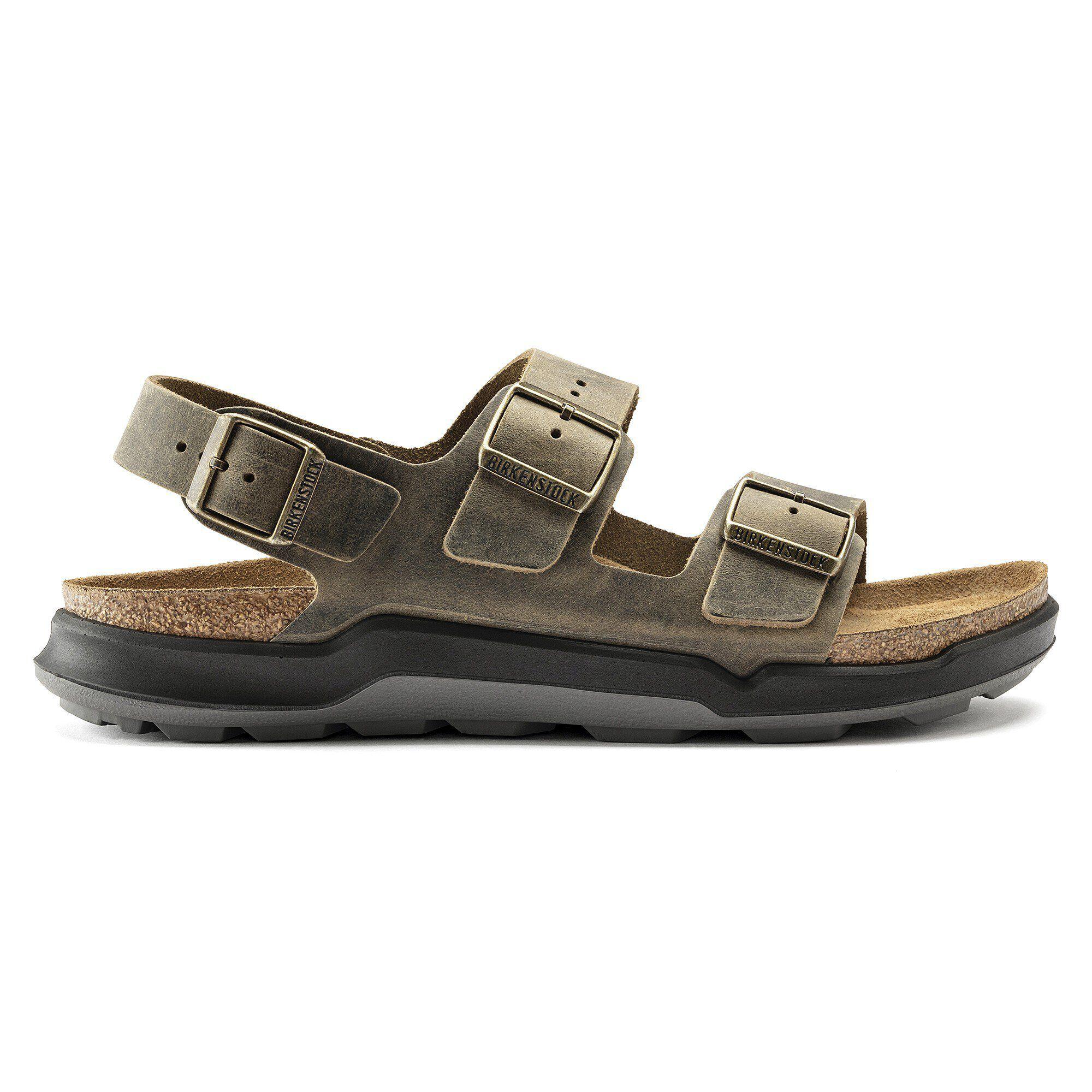 Birkenstock Milano CT Men Oiled Leather Black Male Product Image