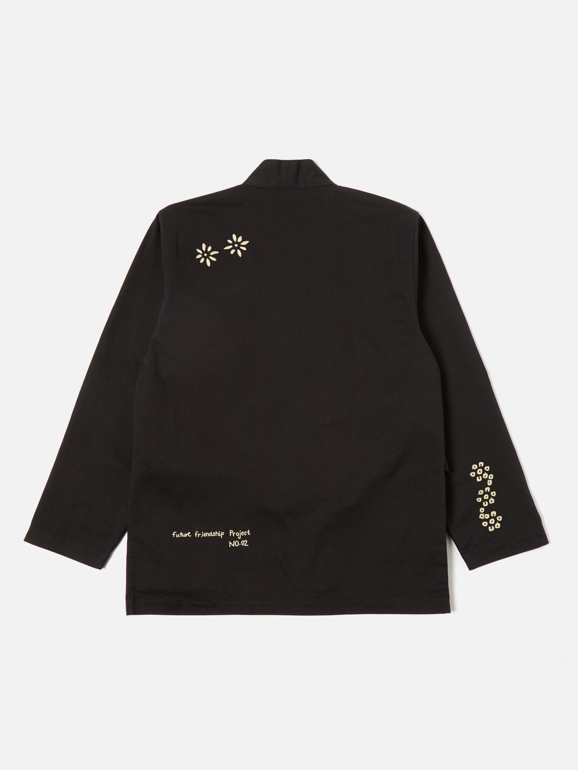 HHV x Universal Works Black Twill Kyoto Work Jacket Product Image