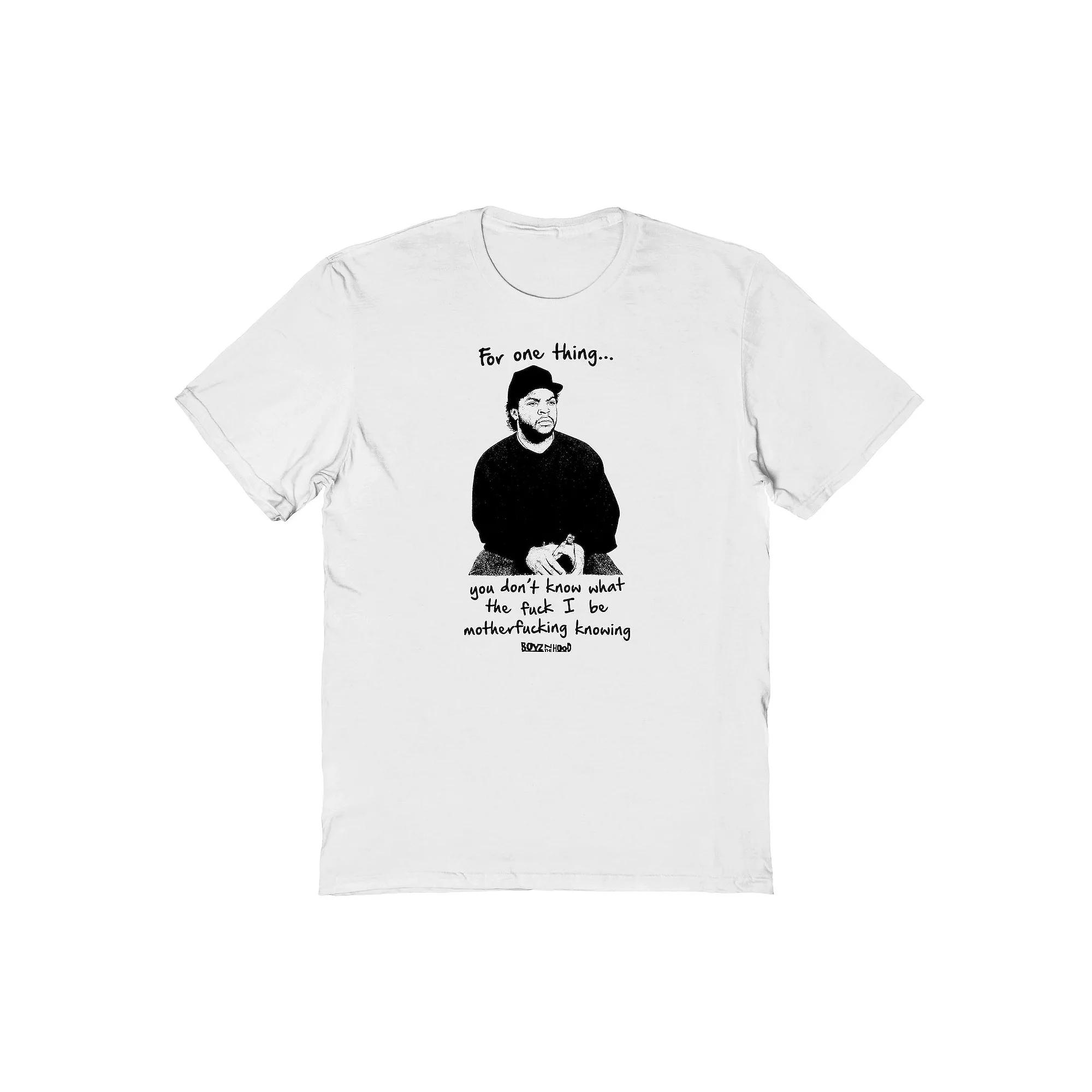 Men's Boyz N The Hood For One Thing Graphic Tee, Size: Medium, White Product Image