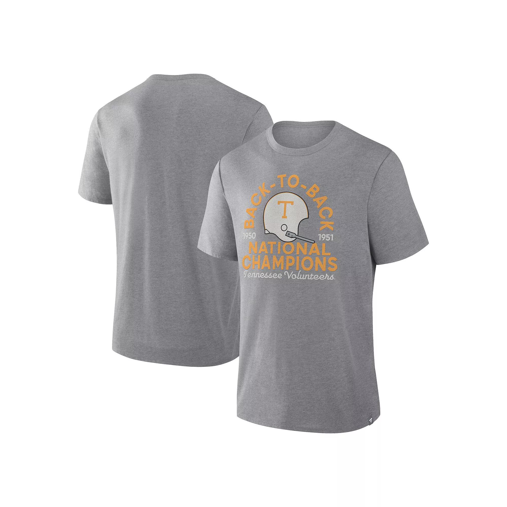 Men's Fanatics Gray Tennessee Volunteers Dynamic Showdown Tri-Blend T-Shirt,  Product Image