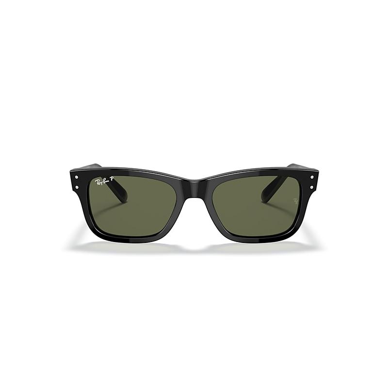 Ray-Ban Burbank Sunglasses Frame Green Lenses Product Image