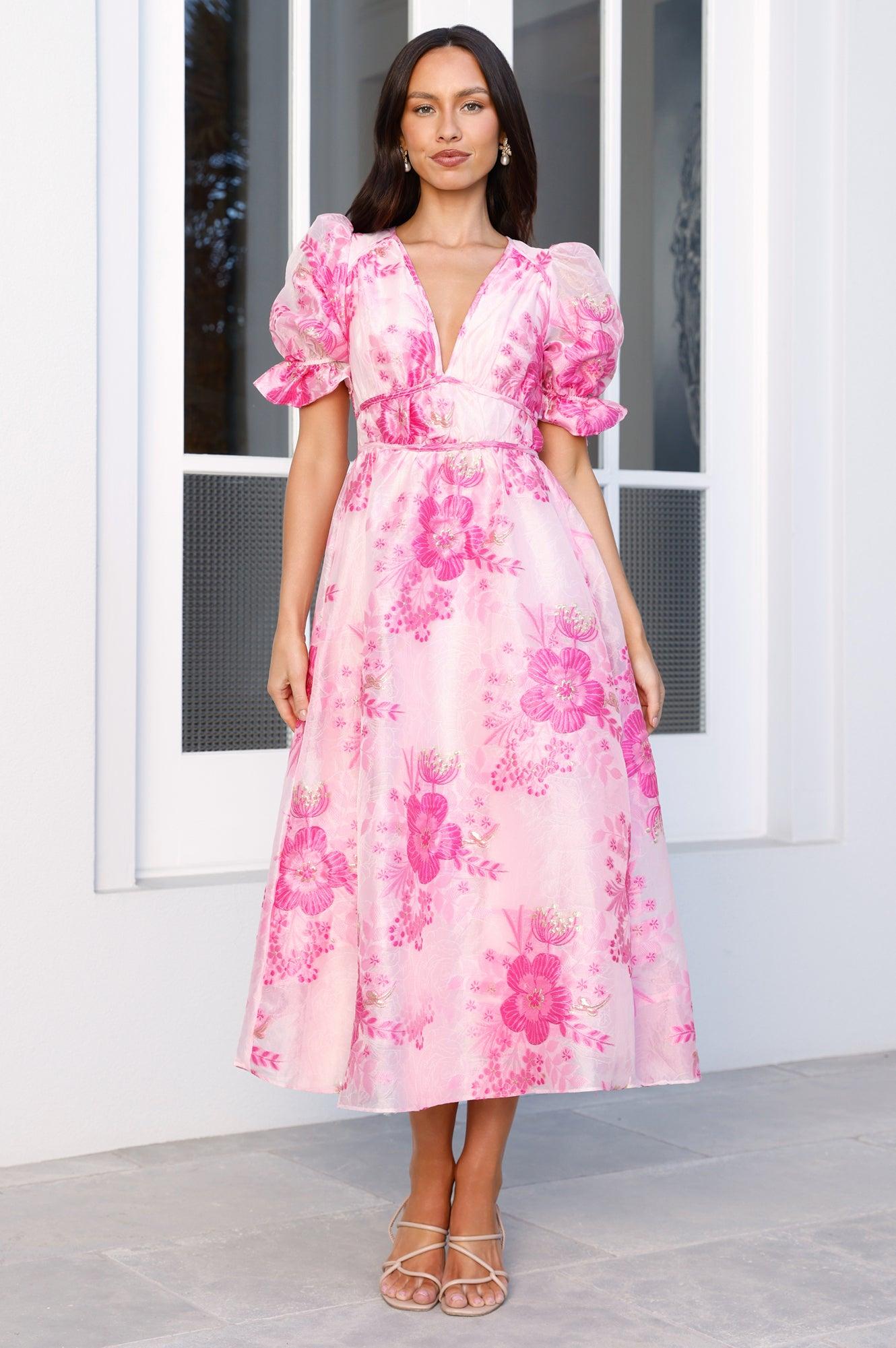 Your VIP Moment Maxi Dress Pink Product Image