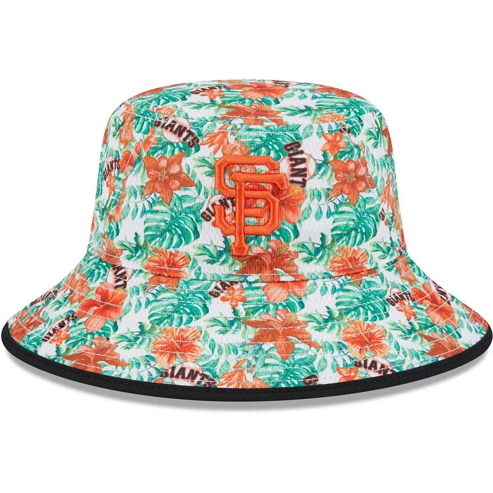 Men's New Era San Francisco Giants Tropic Floral Bucket Hat, Black Product Image