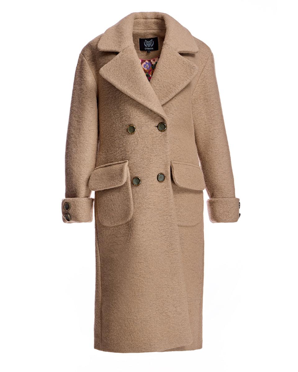 Double Breasted Wool Coat-Maximilian Product Image