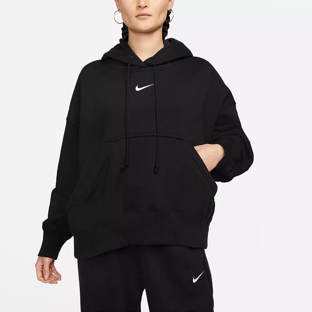Womens Nike Sportswear Phoenix Fleece Over-Oversized Pullover Hoodie | DQ5858-010 Product Image