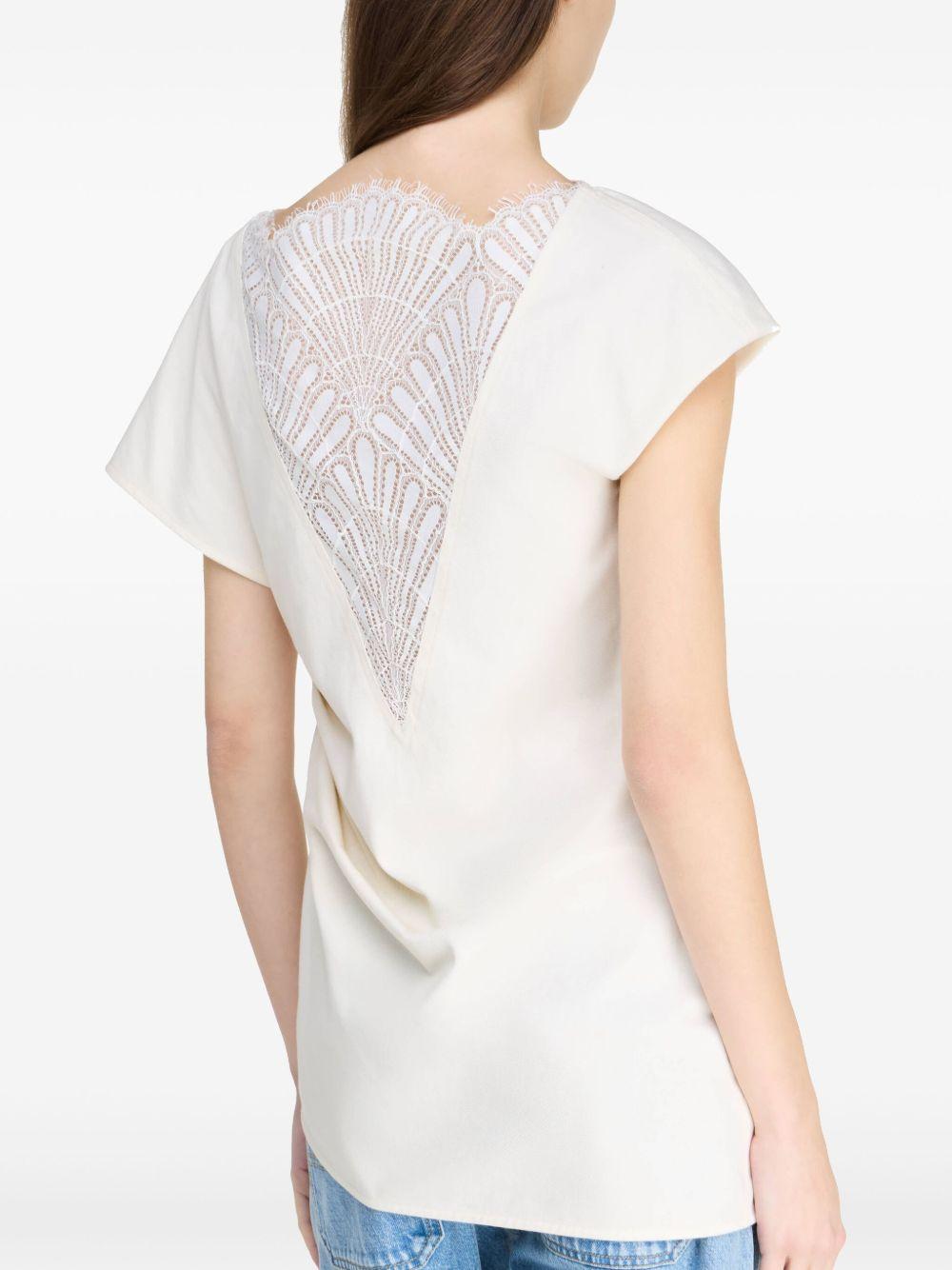 asymmetric draped top Product Image