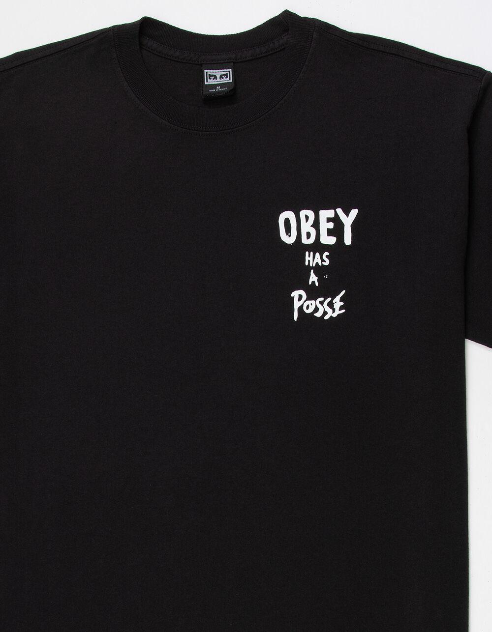 OBEY Has A Posse Mens Tee - BLACK Product Image