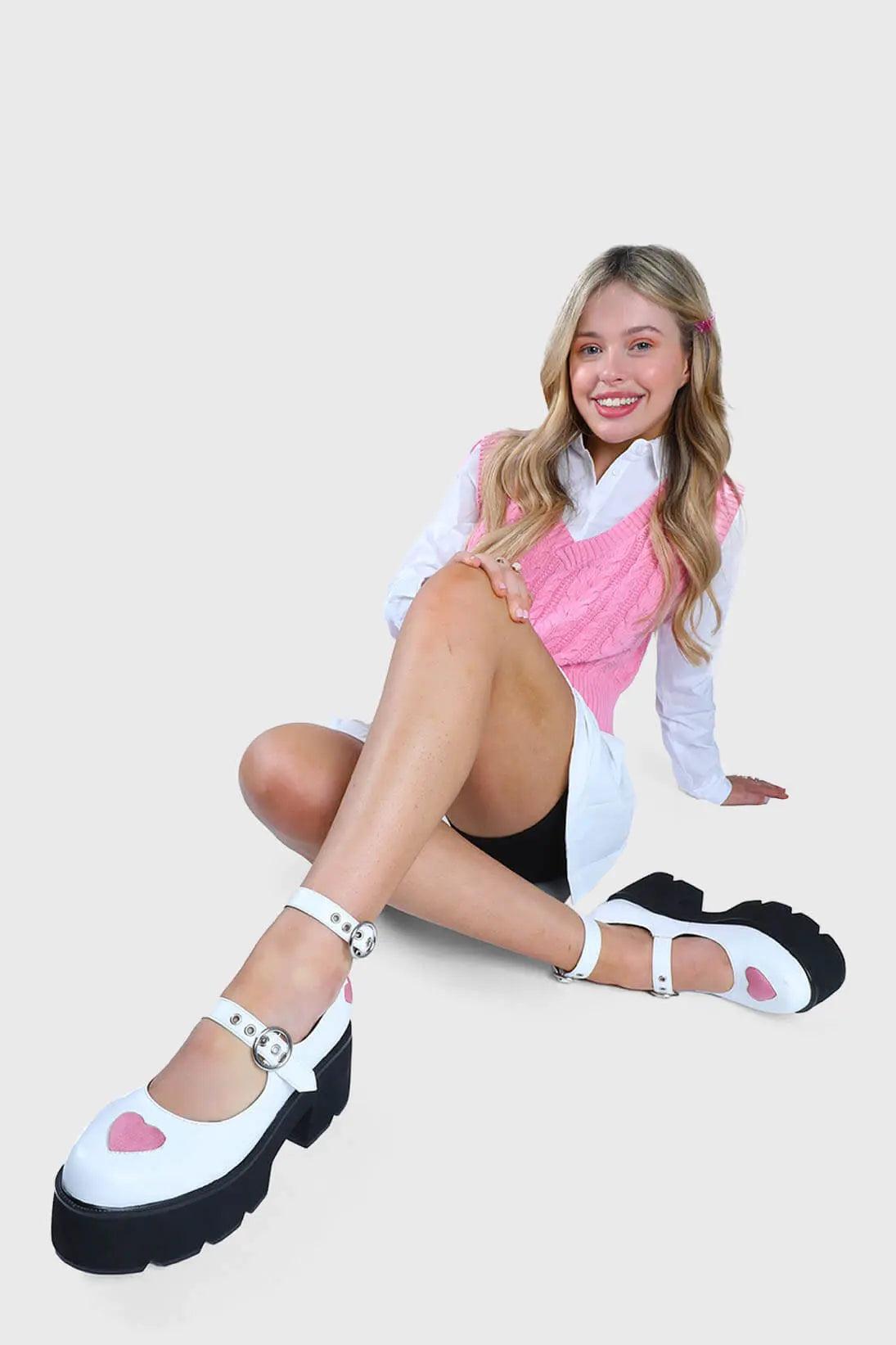 Rosey Love Chunky Mary Jane Shoes Product Image