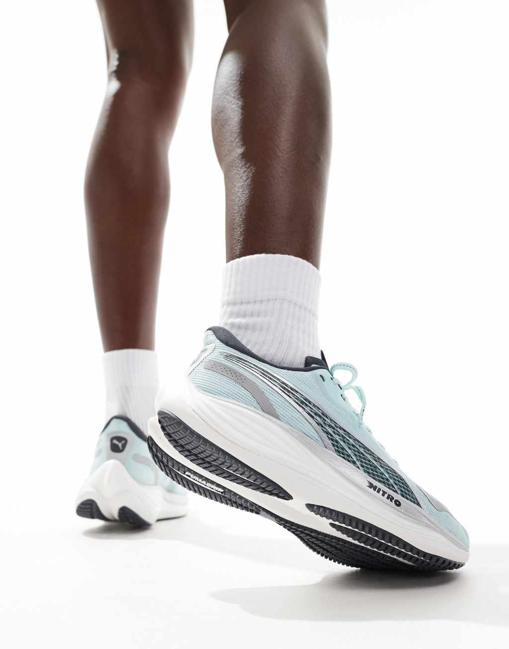 PUMA Velocity Nitro 3 sneakers in light blue Product Image