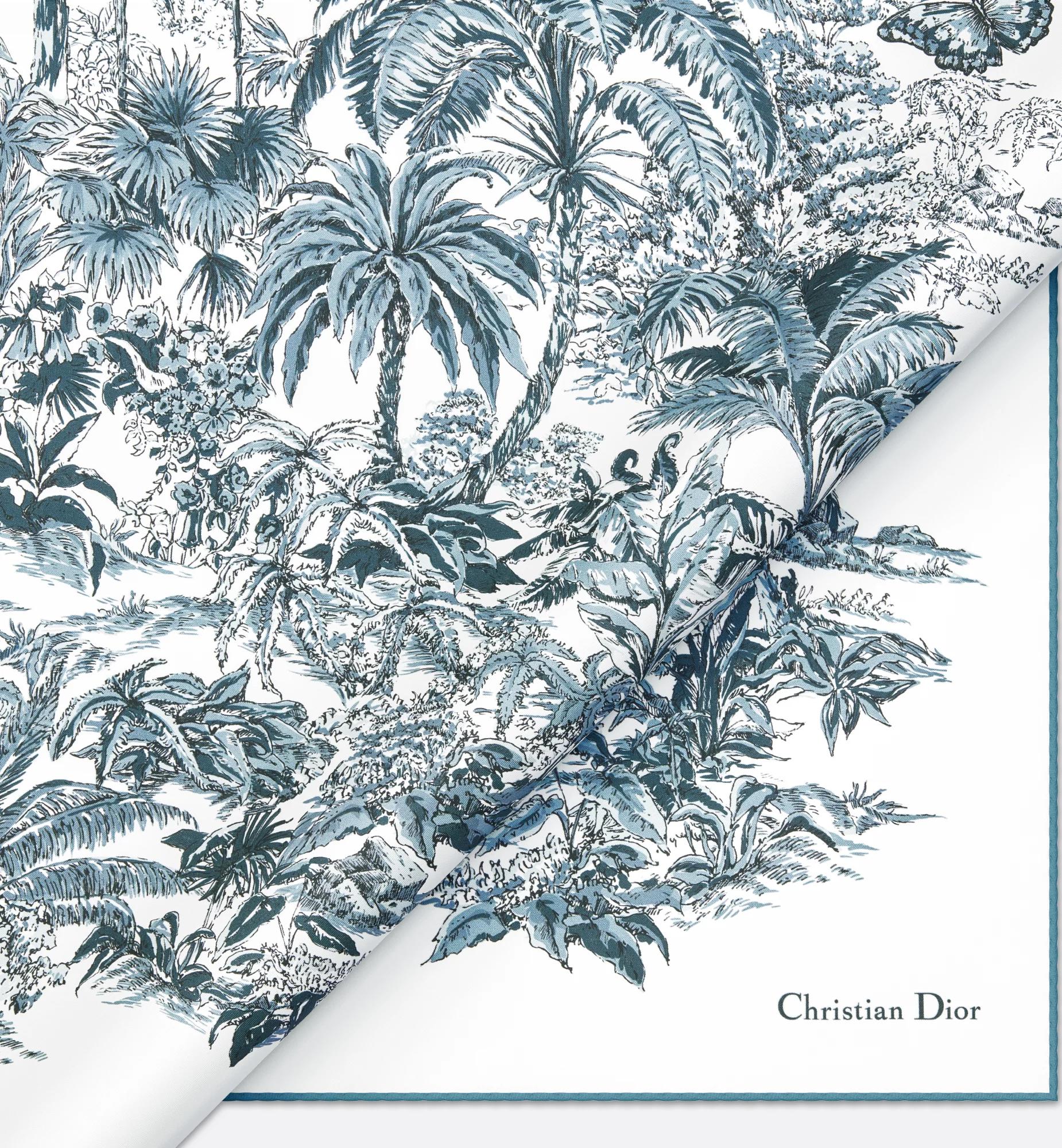 Dioriviera Toile de Jouy Palms 90 Square Scarf Product Image
