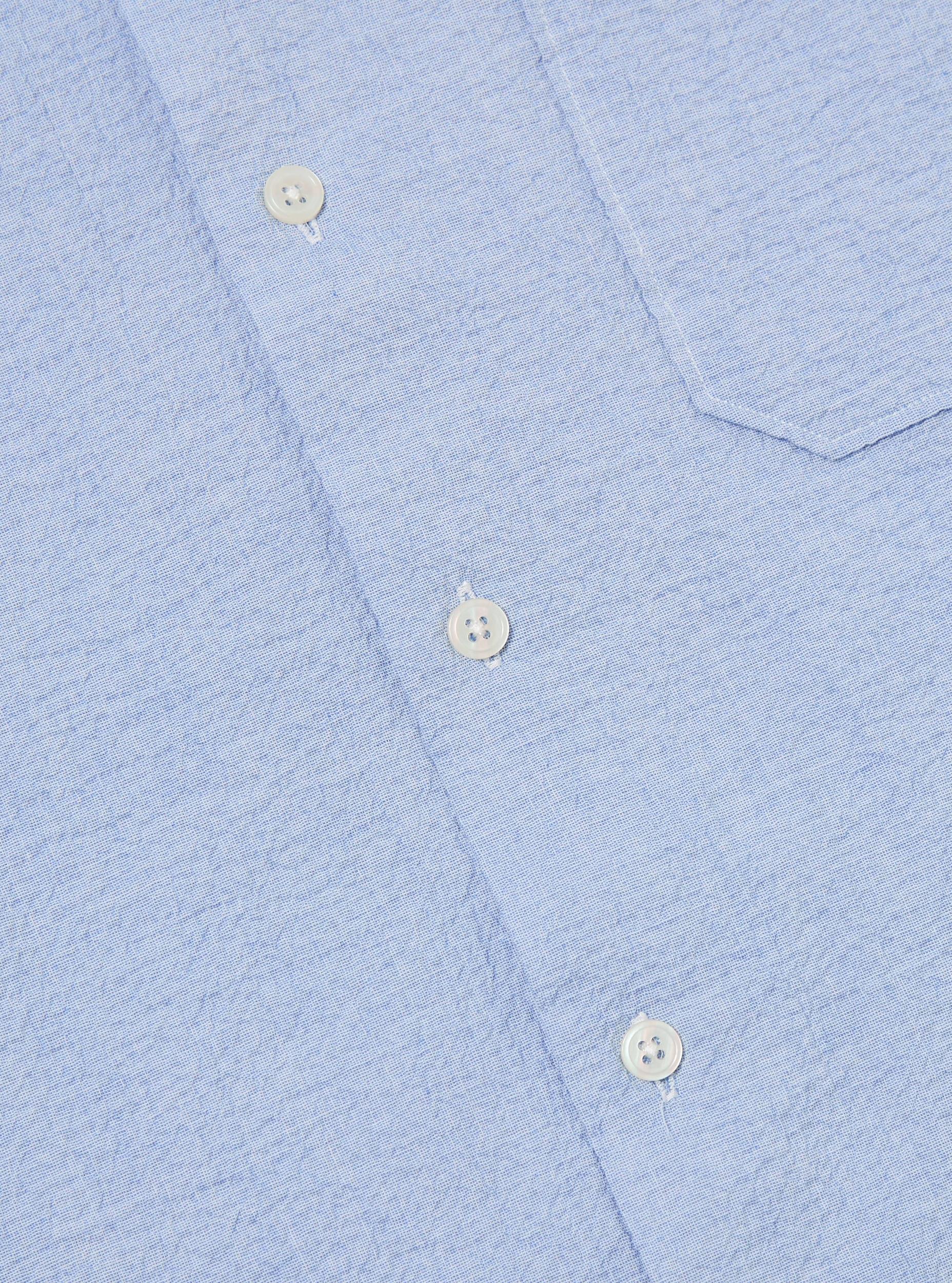 Pale Blue Seersucker Road Shirt Product Image