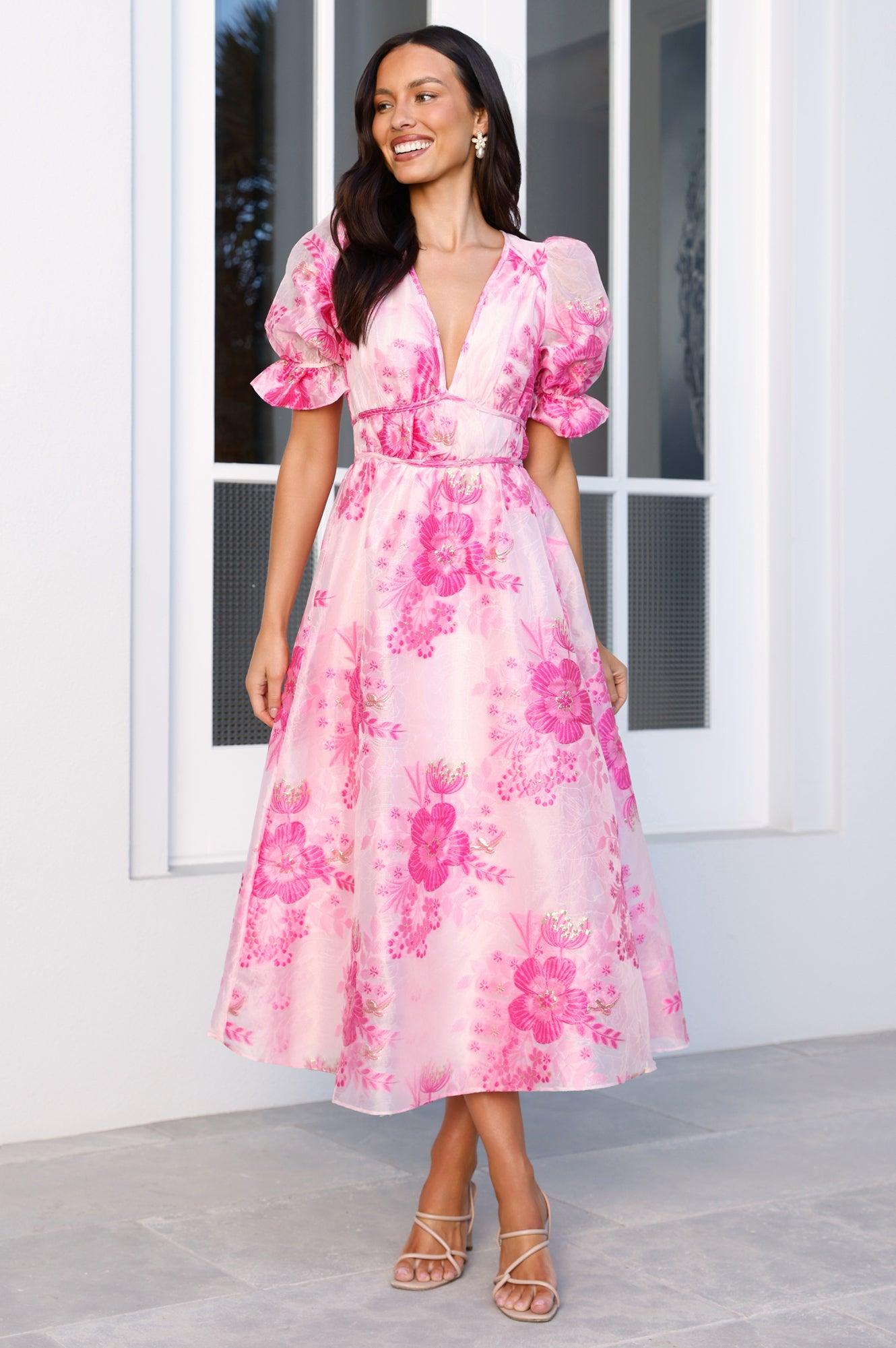 Your VIP Moment Maxi Dress Pink Product Image