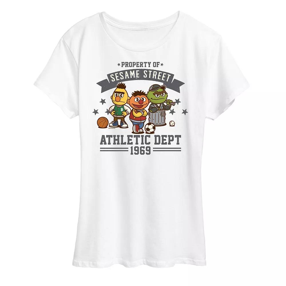 Women's Sesame Street Athletic Dept Graphic Tee, Girl's,  Product Image