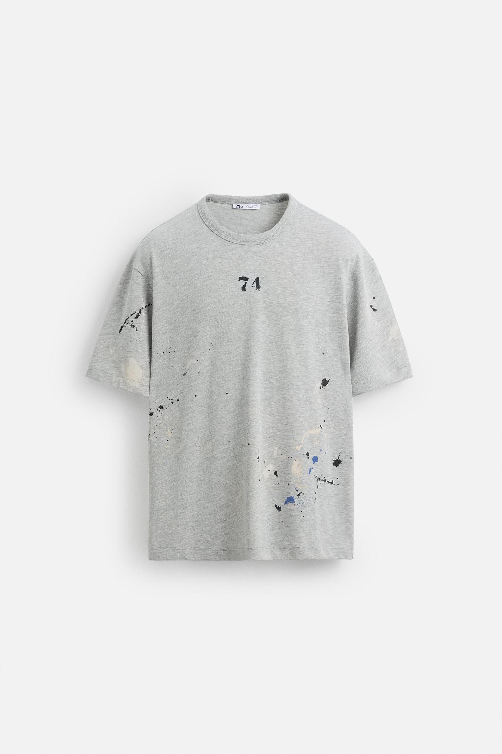 NUMBER SPLATTER T-SHIRT Product Image