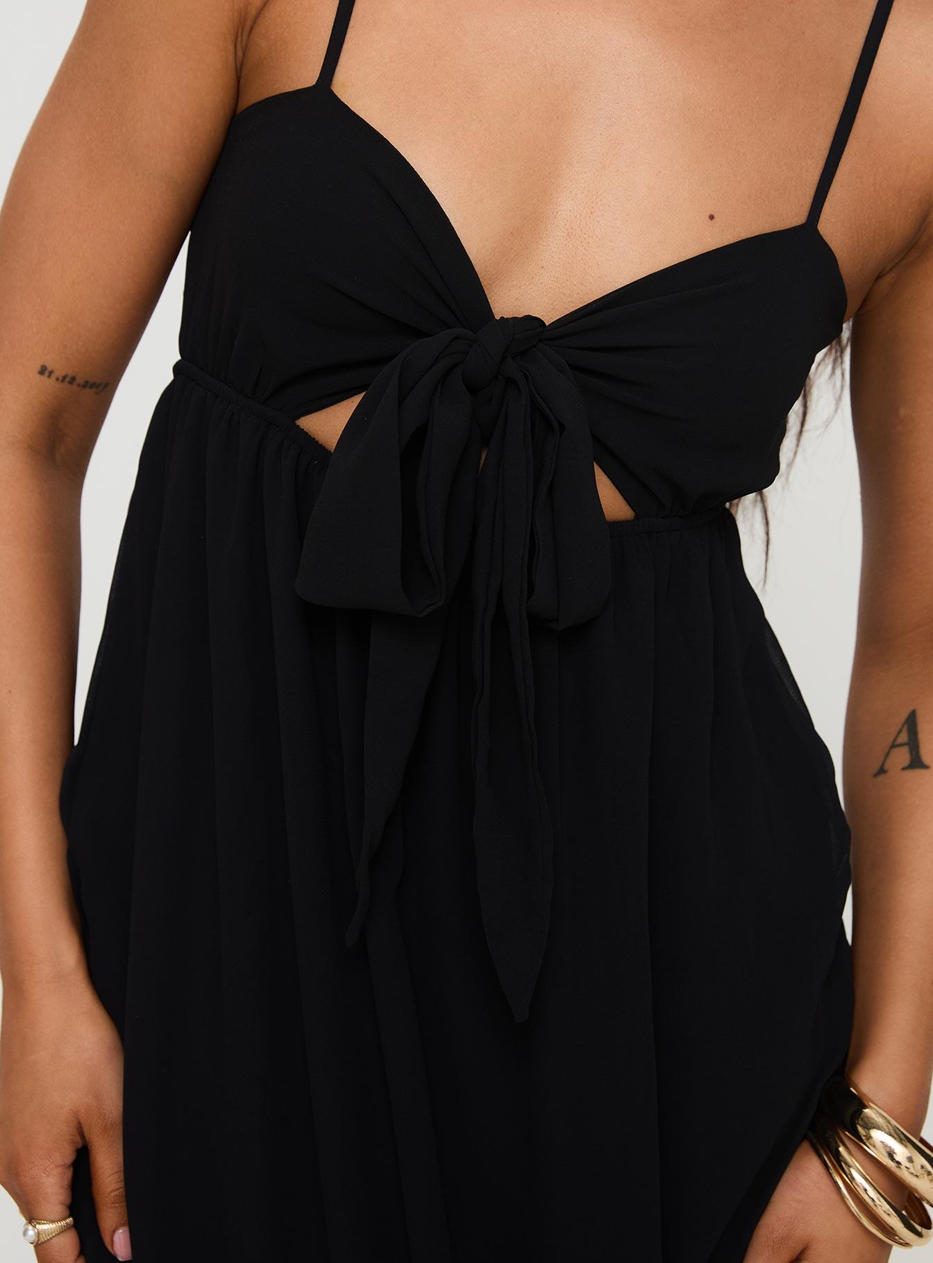 Granno Maxi Dress Black Product Image