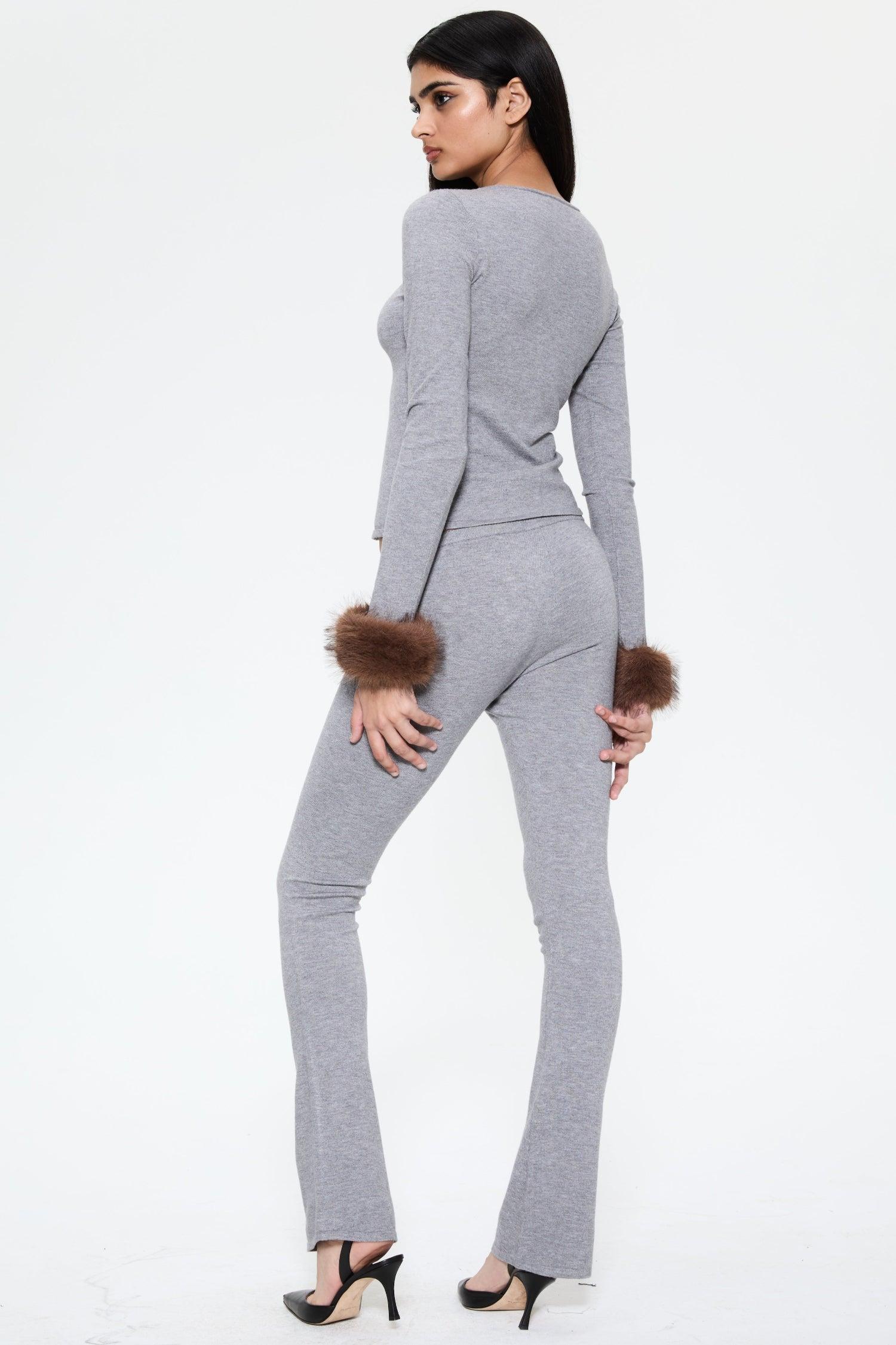 ALIA PANT - HEATHER GREY Product Image
