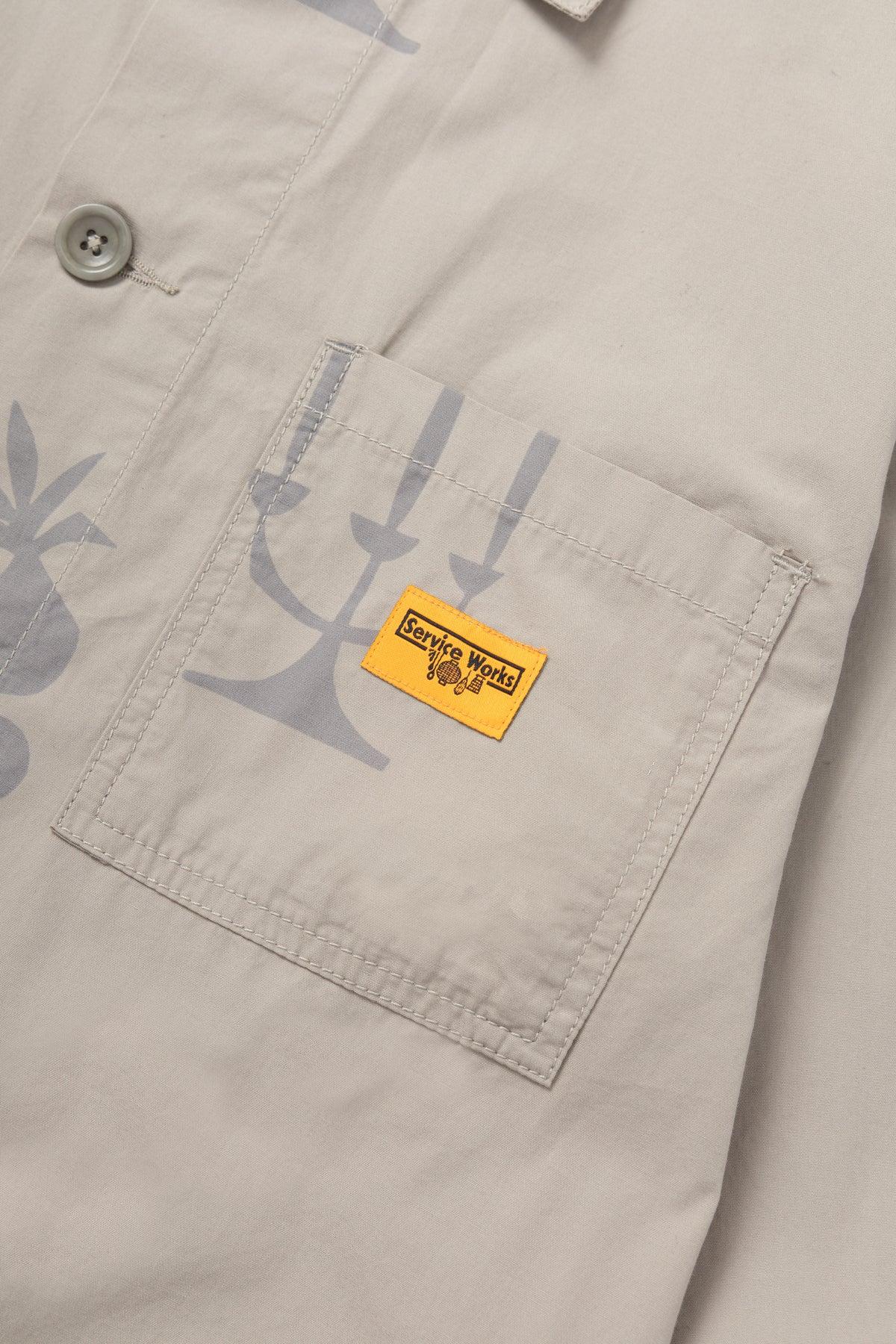 Nourish Printed Chore Shirt - Stone Product Image