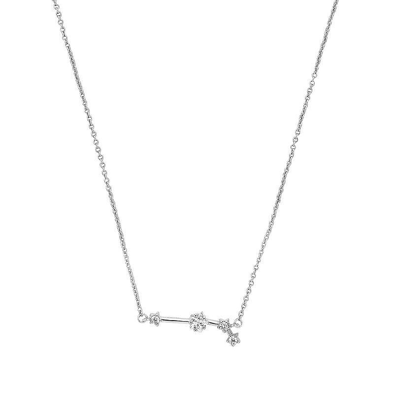 MC Collective Cubic Zirconia Constellation Necklace, Women's, 14k Gold Tone Gemini Product Image