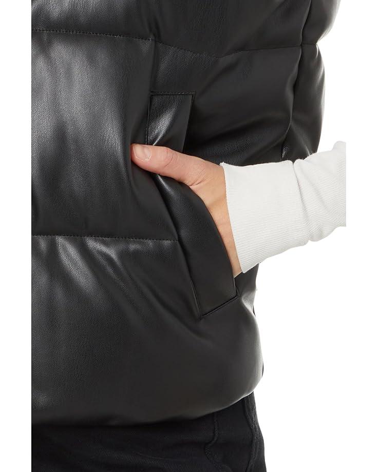 Women's Levi's® Faux Leather Puffer Vest Product Image