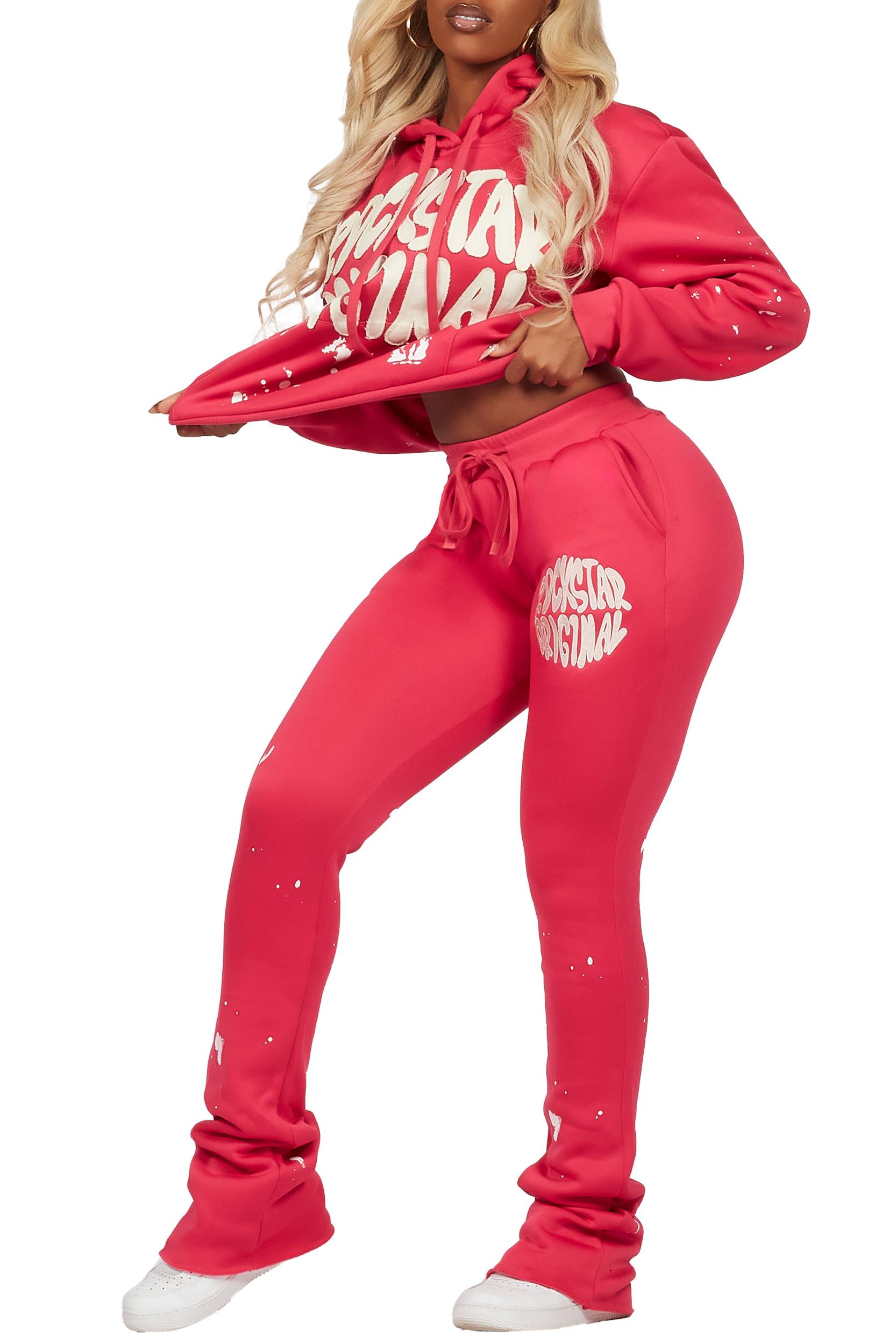 Antyonna Hot Pink Super Stacked Trackset Female Product Image