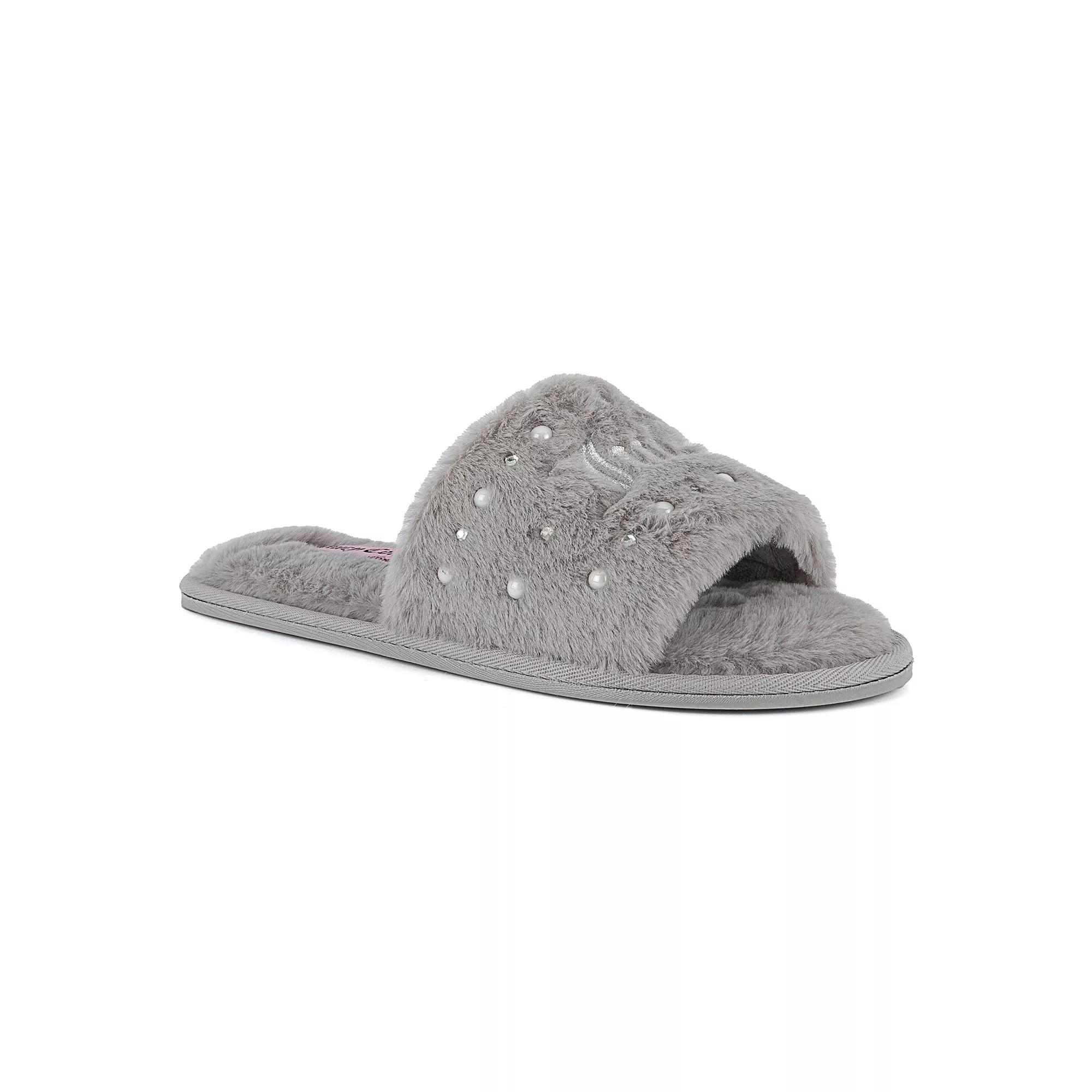 Juicy Couture Gyanna 2 Women's Open Toe Slippers, Size: 8, Gray Product Image