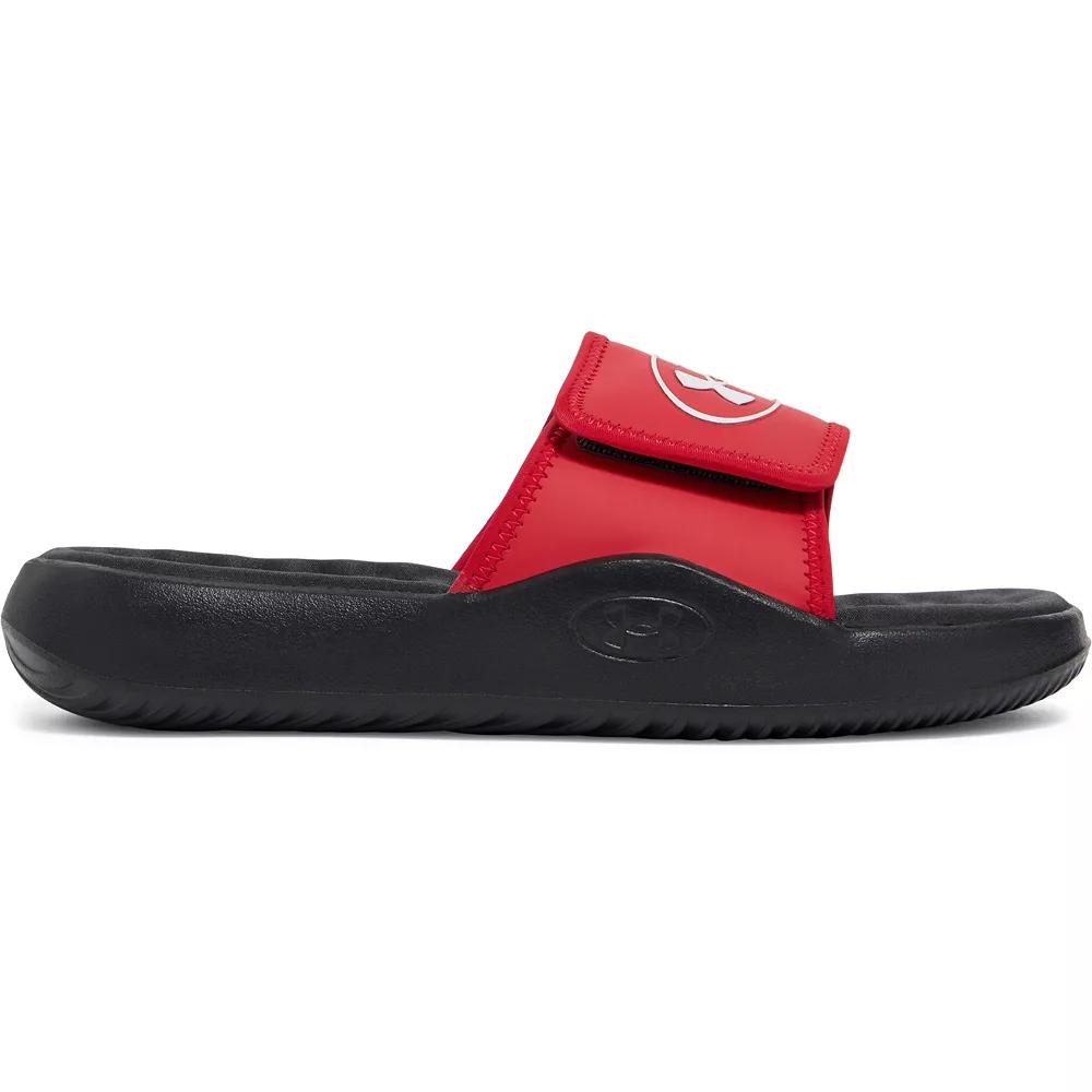 Under Armour Ignite Pro 8 Men's Slide Sandals, Size: 12, Red Black Product Image