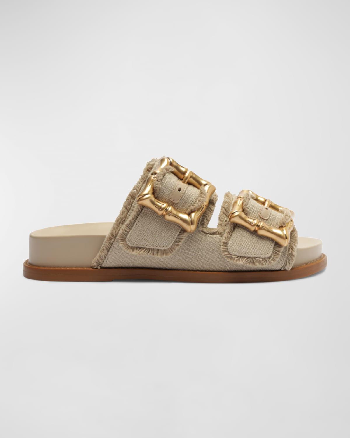 Schutz Enola Sporty Frayed Sandals Womens at Urban Outfitters Product Image