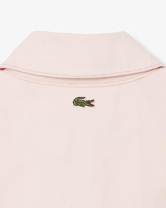 Oversized Denim Polo Shirt Product Image