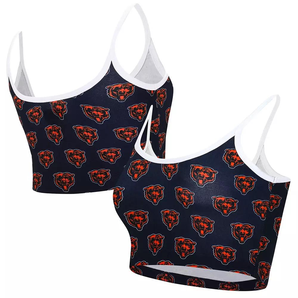 Women's Concepts Sport Navy Chicago Bears Gauge Lounge Bralette,  Product Image