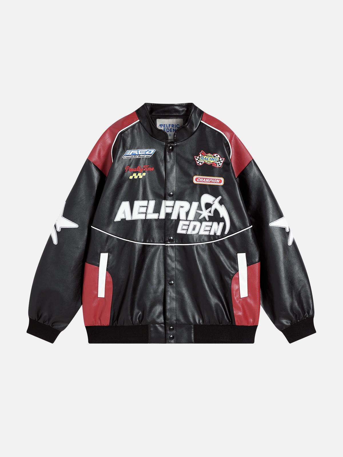 Aelfric Eden Racing Leather Jacket Product Image