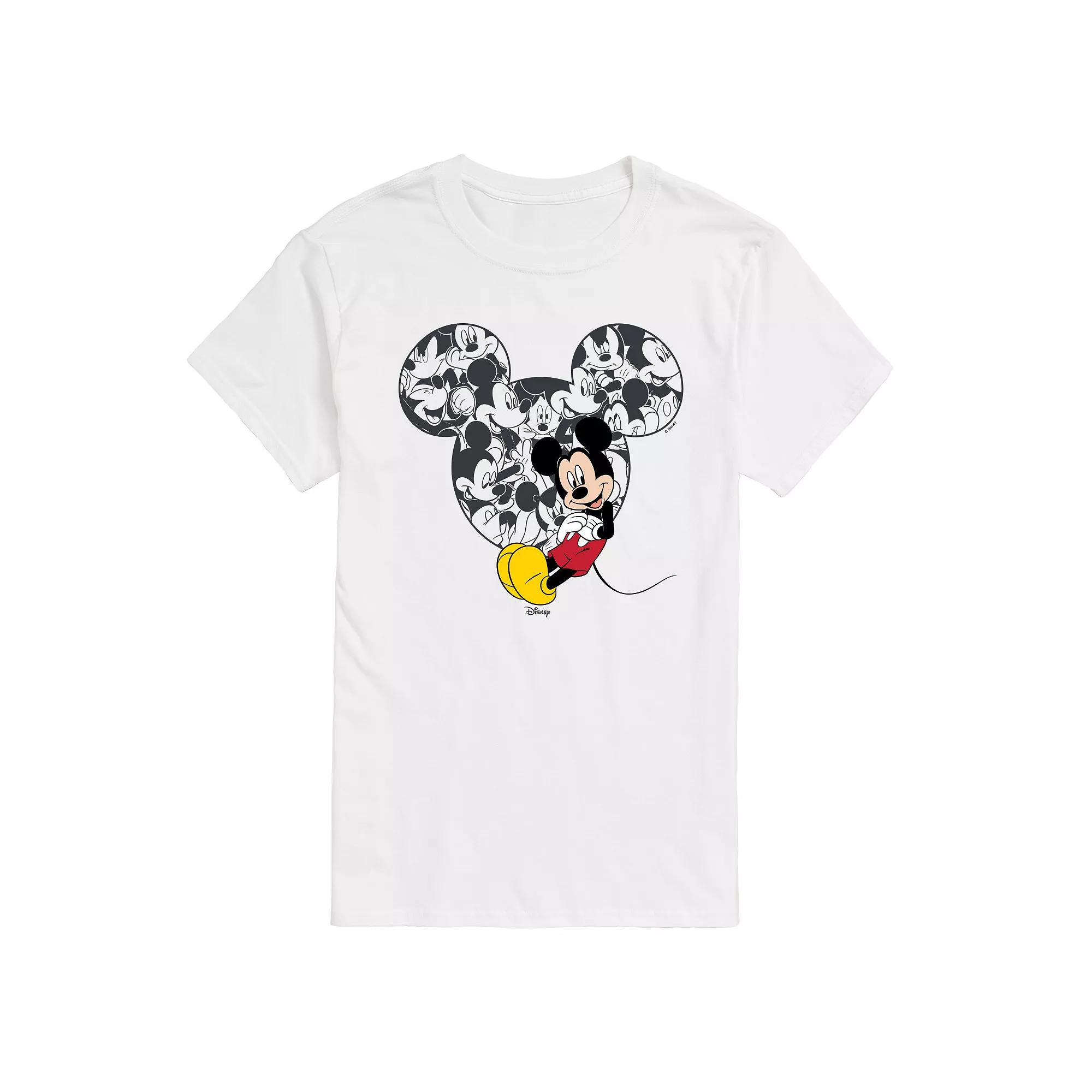 Men's Disney's Mickey Mouse Ear Collage Graphic Tee,  Product Image