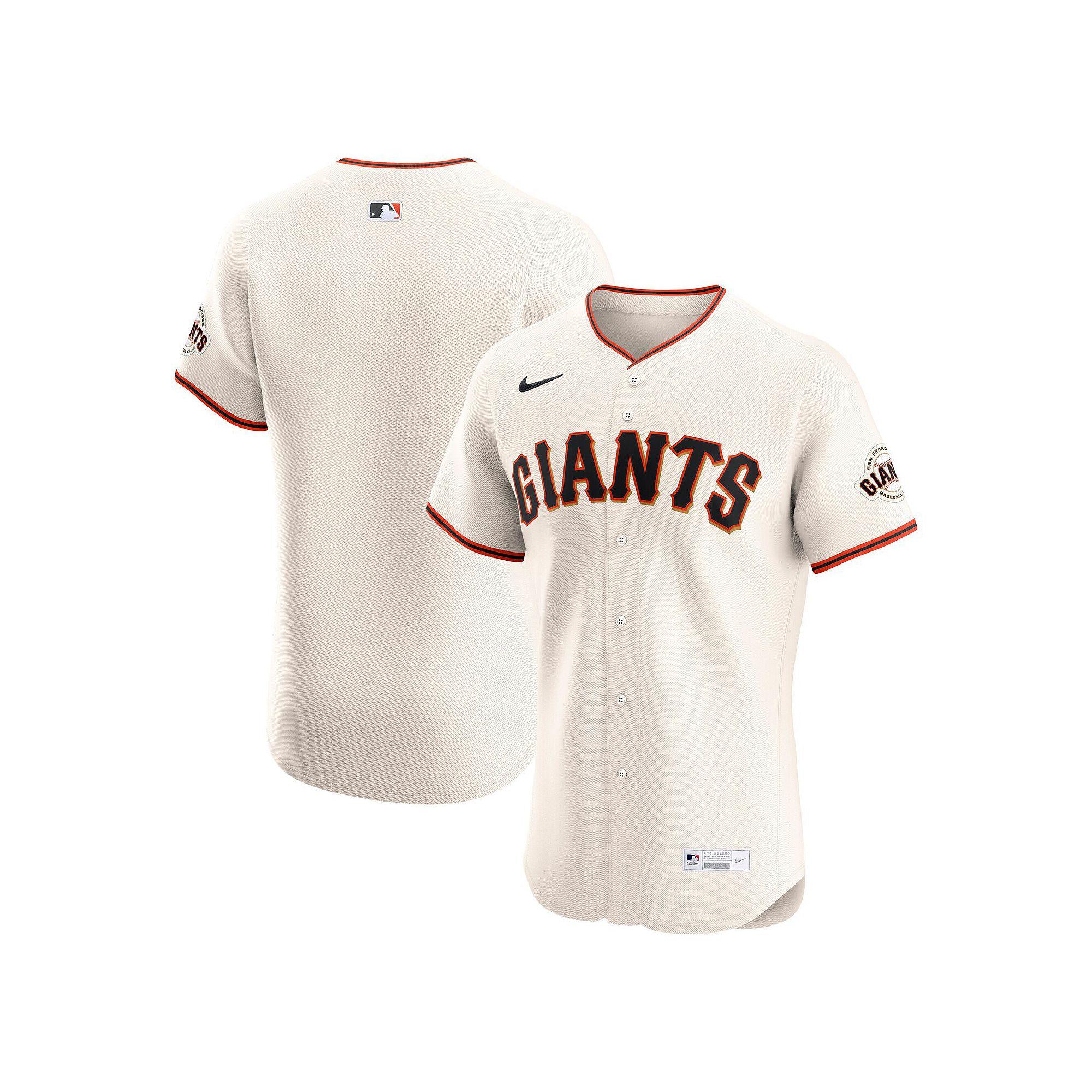 Men's Nike Cream San Francisco Giants Home Elite Jersey, Size: 44, Beige Product Image
