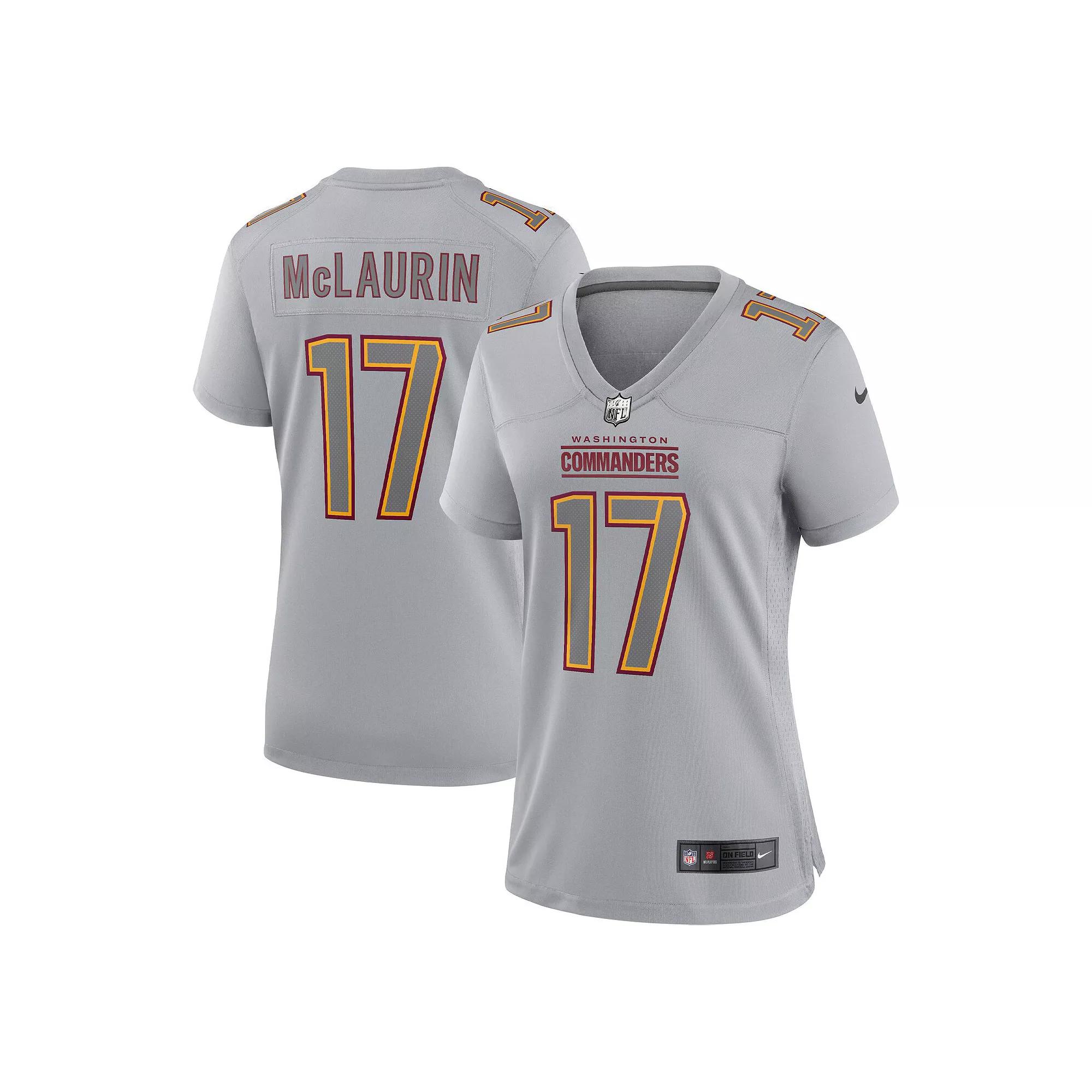 Women's Nike Terry McLaurin Gray Washington Commanders Atmosphere Fashion Game Jersey, Size: Small, Wft Grey Product Image