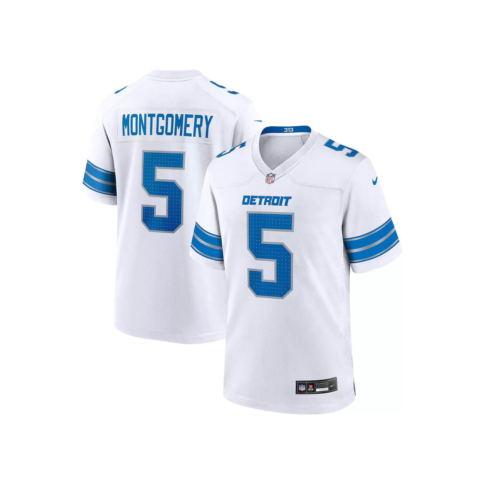 David Montgomery Detroit Lions Nike Mens NFL Game Football Jersey | 67NM0B9P9JF-DE6 Product Image