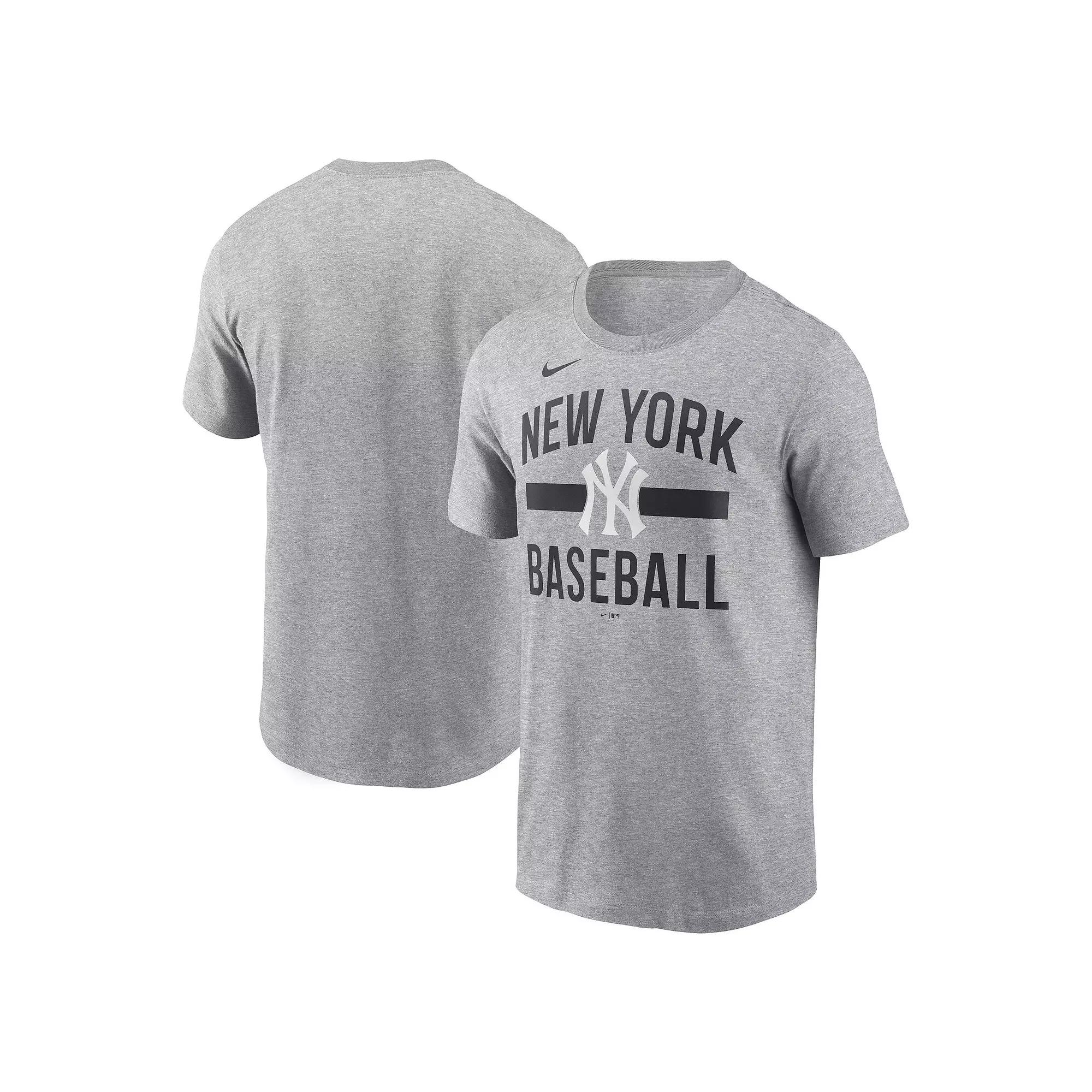 New York Yankees Arched Nike Mens MLB T-Shirt | N19906GNK-LXS Product Image