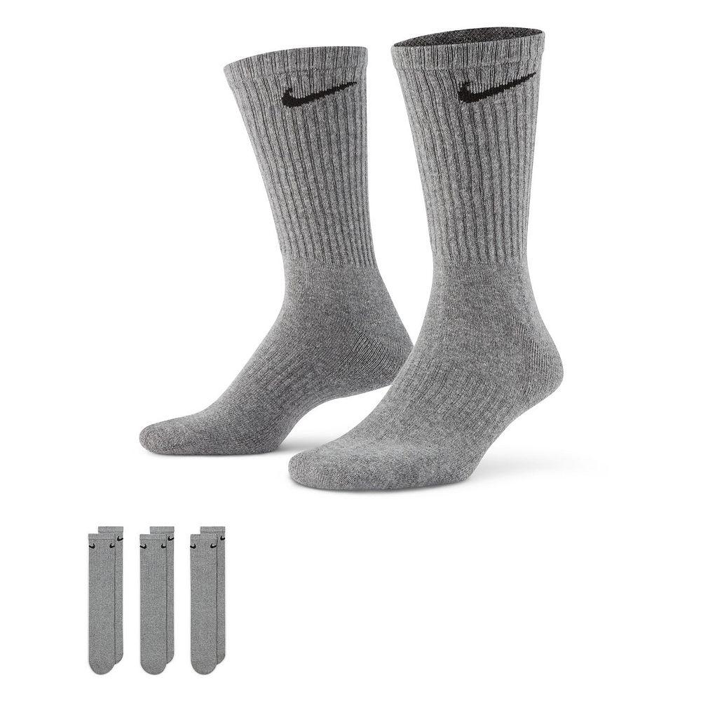 Women's Nike Everyday Cushioned Training Crew Socks 3-Pack,  Product Image