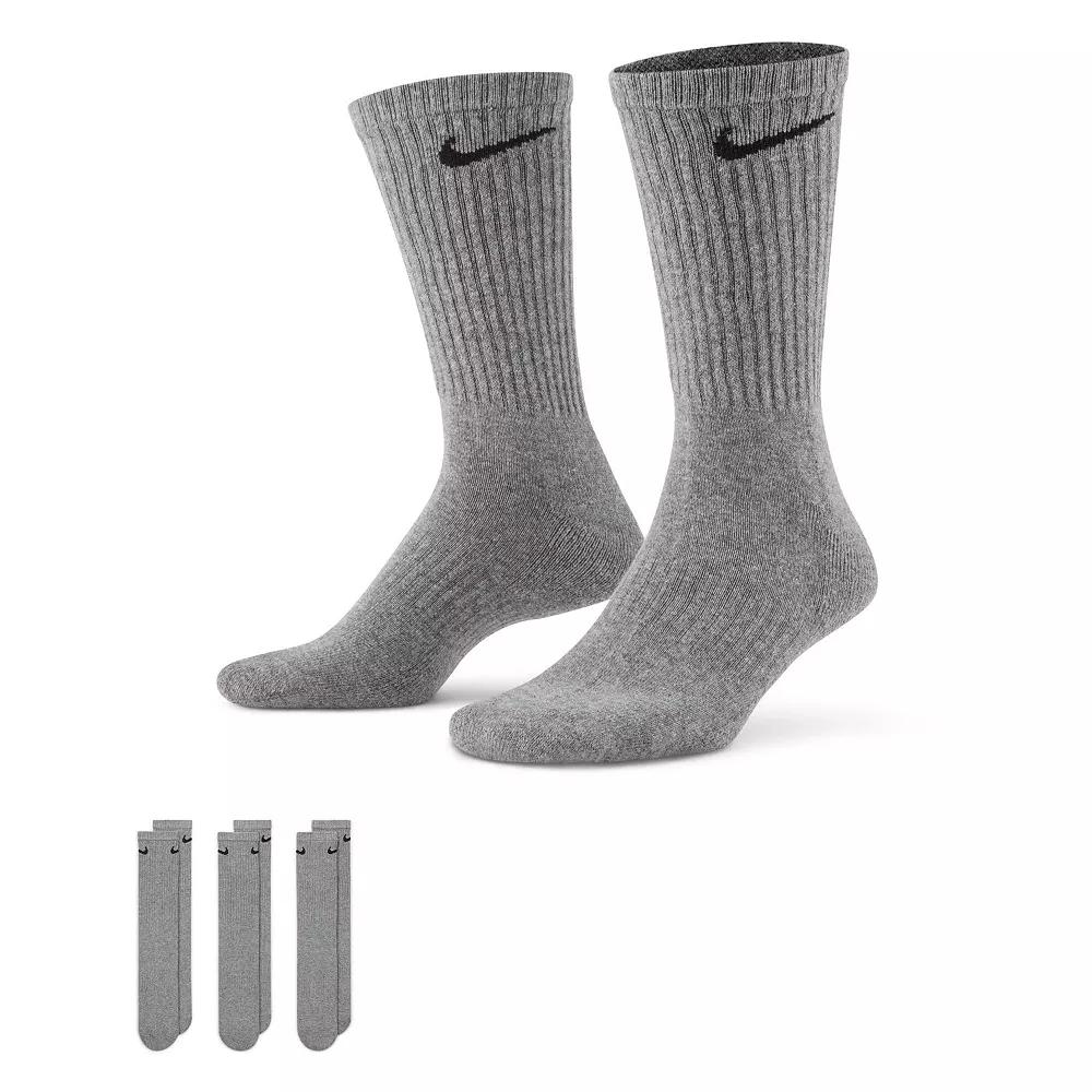 Women's Nike Everyday Cushioned Training Crew Socks 3-Pack,  Product Image