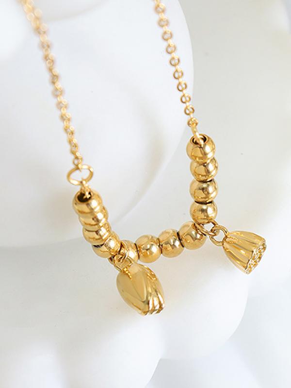 Chains Solid Color Anklet Product Image