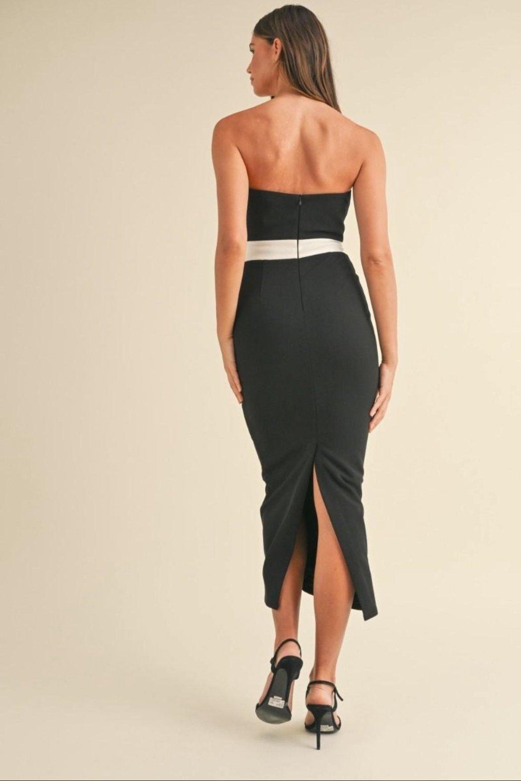 Strapless Midi Dress Product Image