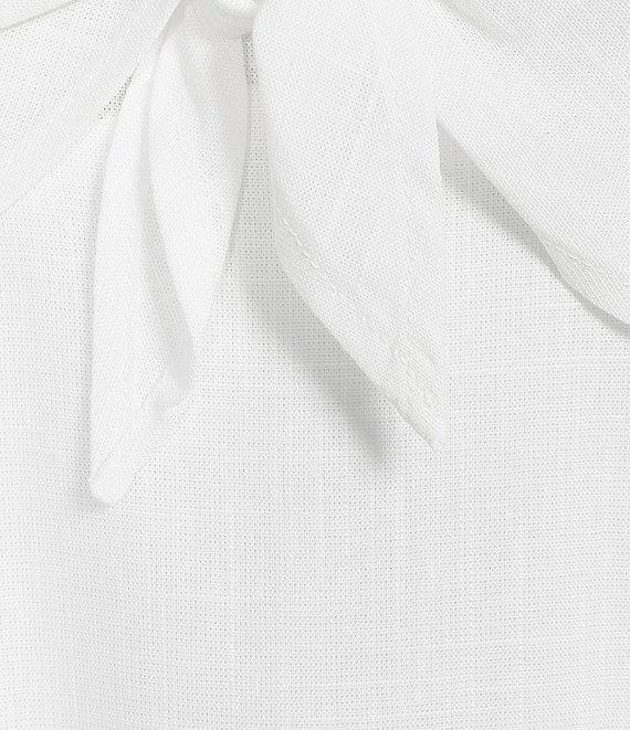 Copper Key Flutter Sleeve Tie Front Dress Product Image