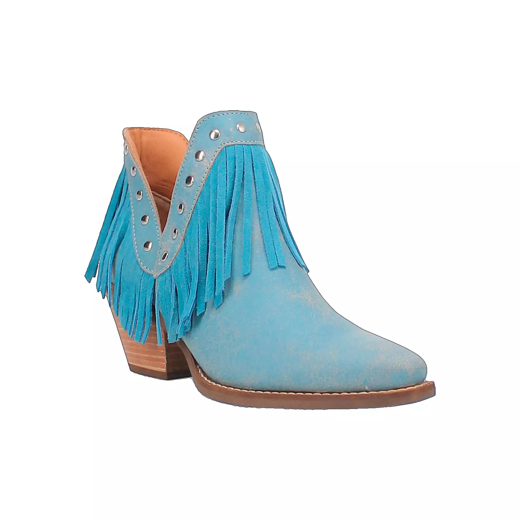 Dingo Fine N' Dandy Women's Ankle Boots, Size: 6, Blue Product Image