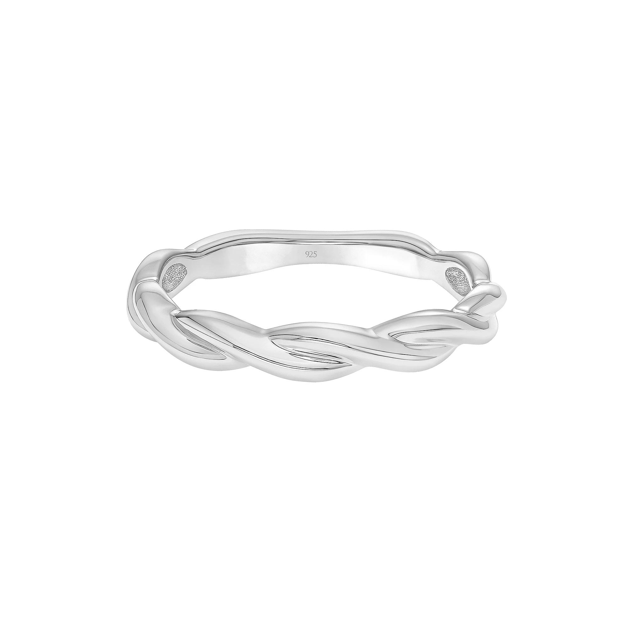 Love Always Sterling Silver Twist Ring, Women's,  Product Image