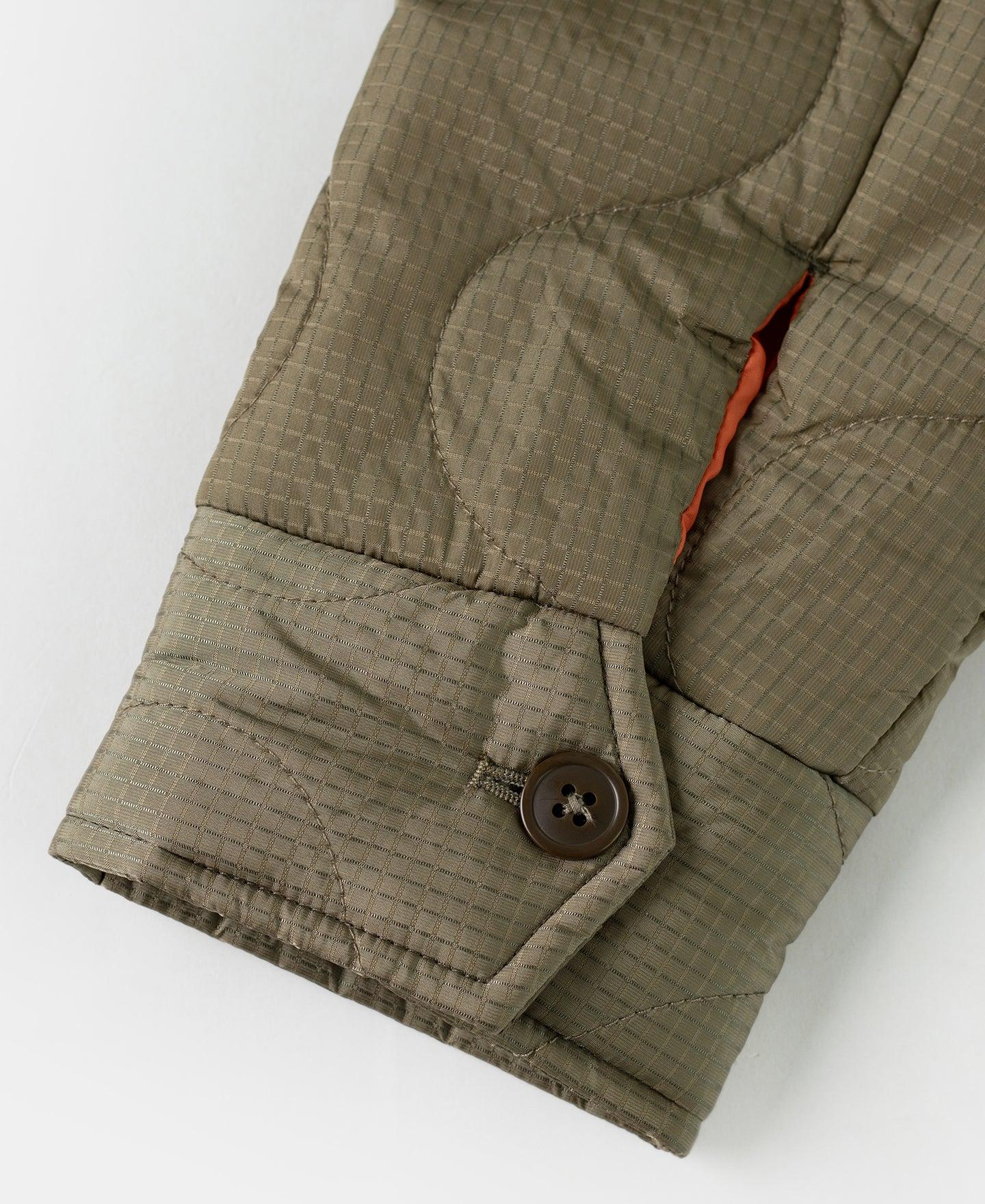 Vietnam War Quilted Padded Souvenir Jacket - Olive Product Image