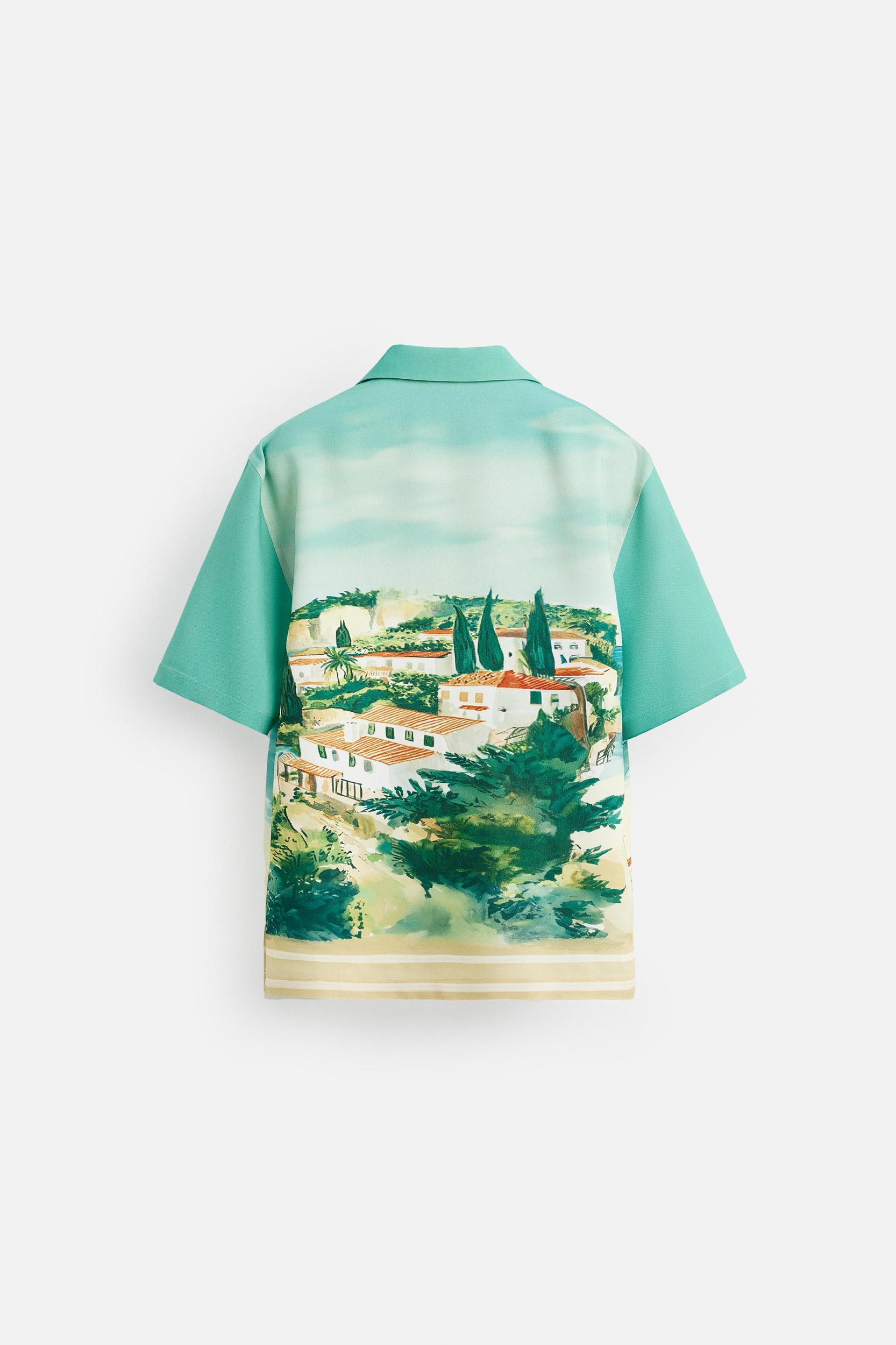 LANDSCAPE PRINT SHIRT Product Image