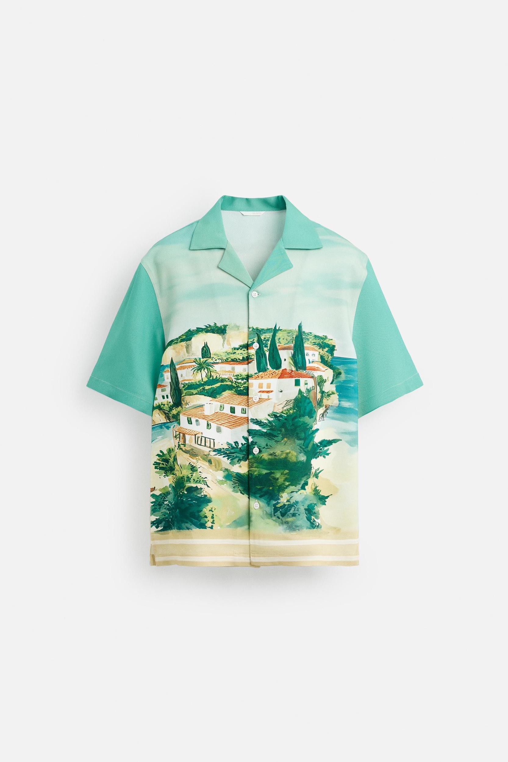 LANDSCAPE PRINT SHIRT Product Image