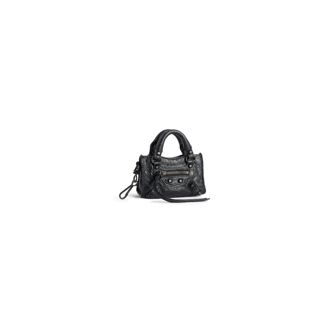 Women's Le City Micro Bag Charm in Black Product Image
