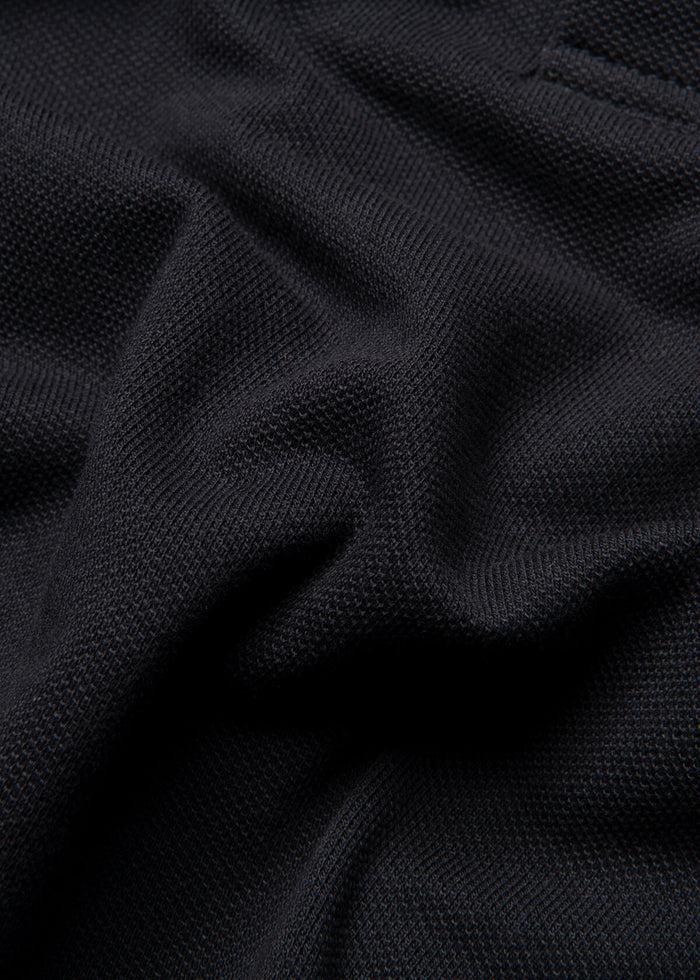 Pique Polo Black Product Image