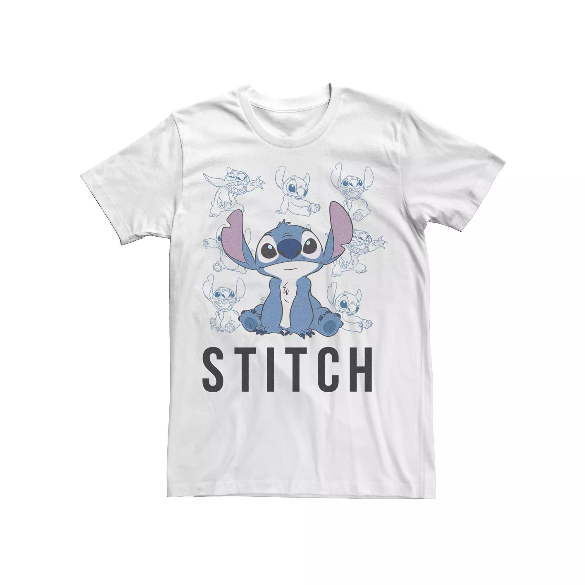 Disney's Lilo & Stitch Men's Just Adorable Stitch Sketches Tee,  Product Image