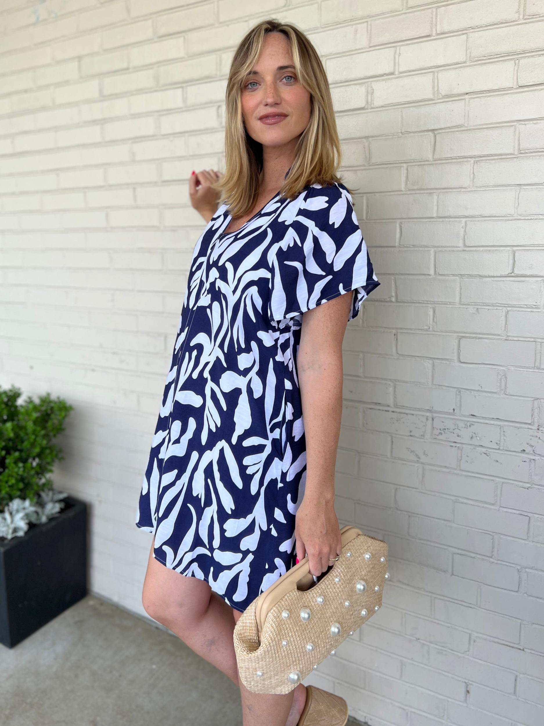 Perry Short Sleeve Mini Dress Product Image